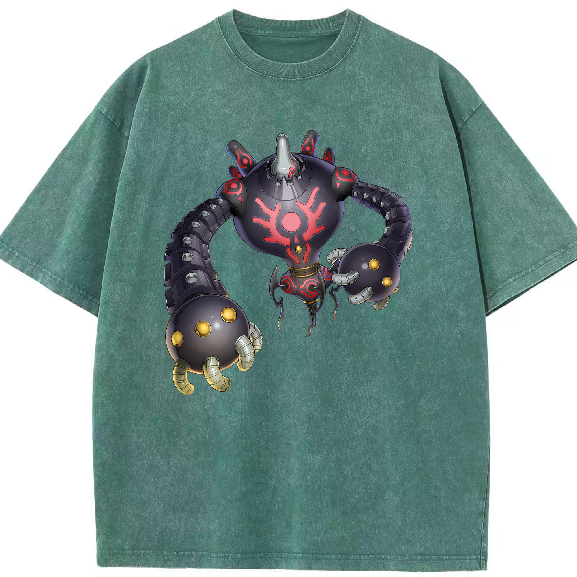 （画像用） 遊☆戯☆王 Yu-Gi-Oh! 綿100% ヴィンテージ風 半袖Tシャツ（フロントプリント）